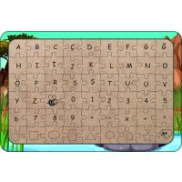 Hayvanlar 54 Parça Ahşap Çocuk Puzzle Yapboz Model 7