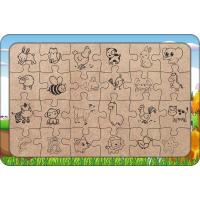 İnek Çiftliği 24 Parça Ahşap Çocuk Puzzle Yapboz