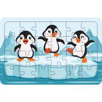 Küçük Penguenler 24 Parça Ahşap Çocuk Puzzle Yapboz Model 2
