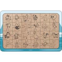 Küçük Penguenler 24 Parça Ahşap Çocuk Puzzle Yapboz Model 2