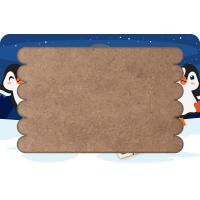 Küçük Penguenler Çubuk Ahşap Çocuk Puzzle Yapboz Model 4