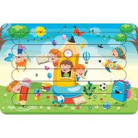 Kalem Ev Çubuk Ahşap Çocuk Puzzle Yapboz