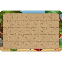 Kampçı Çocuklar 35 Parça Ahşap Çocuk Puzzle Yapboz