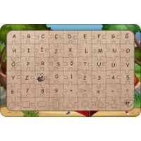 Kampçı Çocuklar 54 Parça Ahşap Çocuk Puzzle Yapboz