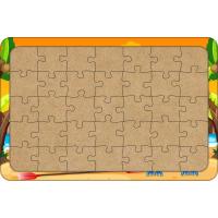 Kano Gezisi 35 Parça Ahşap Çocuk Puzzle Yapboz