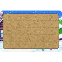 Kayakcı Penguen 35 Parça Ahşap Çocuk Puzzle Yapboz