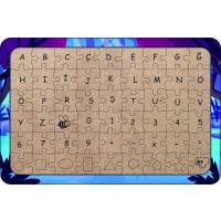 Küçük Kaplan 54 Parça Ahşap Çocuk Puzzle Yapboz