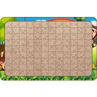 Maymunlar Alemi 108 Parça Ahşap Çocuk Puzzle Yapboz