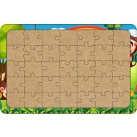 Maymunlar Alemi 35 Parça Ahşap Çocuk Puzzle Yapboz