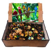 Papağanlar 2 1000 Parça Ahşap Puzzle Yapboz