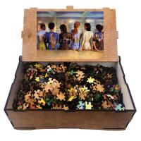 Pink Floyd 500 Parça Ahşap Puzzle Yapboz