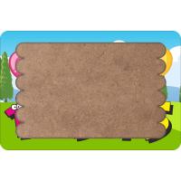 Sayılar Çubuk Ahşap Çocuk Puzzle Yapboz Model 1
