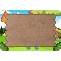 Sevimli Dinozorlar Çubuk Ahşap Çocuk Puzzle Yapboz Model 1