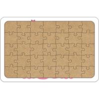 Sevimli Unicorn 35 Parça Ahşap Çocuk Puzzle Yapboz Model 1