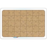 Sevimli Unicorn 35 Parça Ahşap Çocuk Puzzle Yapboz Model 2
