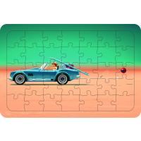 Sörfcü Kız Yolda 35 Parça Ahşap Çocuk Puzzle Yapboz