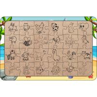 Tekne Tatili 24 Parça Ahşap Çocuk Puzzle Yapboz