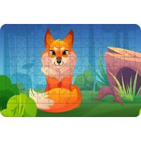 Tilki 108 Parça Ahşap Çocuk Puzzle Yapboz