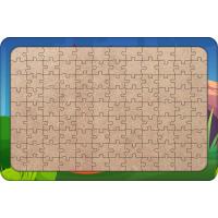 Tilki 108 Parça Ahşap Çocuk Puzzle Yapboz