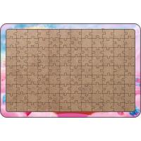 Unicorn Model7 108 Parça Ahşap Çocuk Puzzle Yapboz