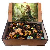 Unicorn 3 500 Parça Ahşap Puzzle Yapboz