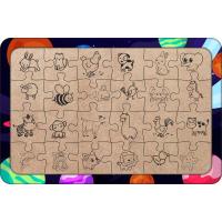 Uzaydaki Savaşcı 24 Parça Ahşap Çocuk Puzzle Yapboz