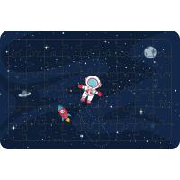 Uzay Mekiği ve Astronot 54 Parça Ahşap Çocuk Puzzle Yapboz