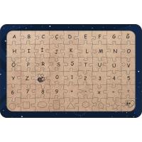 Uzay Mekiği ve Astronot 54 Parça Ahşap Çocuk Puzzle Yapboz