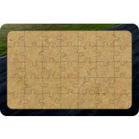 Yarış Arabası 35 Parça Ahşap Çocuk Puzzle Yapboz Model 5