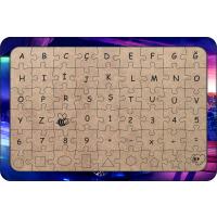 Yarış Arabası 54 Parça Ahşap Çocuk Puzzle Yapboz Model 4