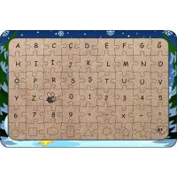 Yılbaşı Pengueni 54 Parça Ahşap Çocuk Puzzle Yapboz